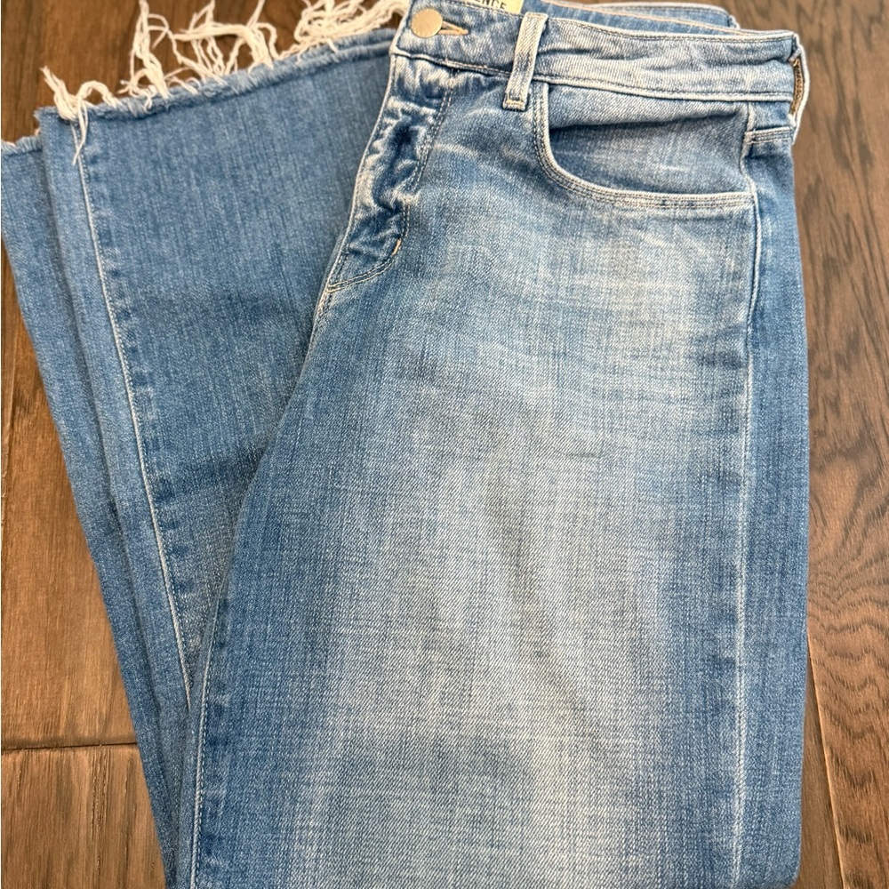 L'AGENCE Light Blue Ankle Jeans